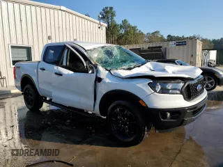 2022 Ford Ranger XL with VIN 1FTER4EH7NLD31858, listed as a Copart auction lot 75016714 with Not Provided miles and Salvage Title. Bid and sale history available at DreamBid. Image 4.