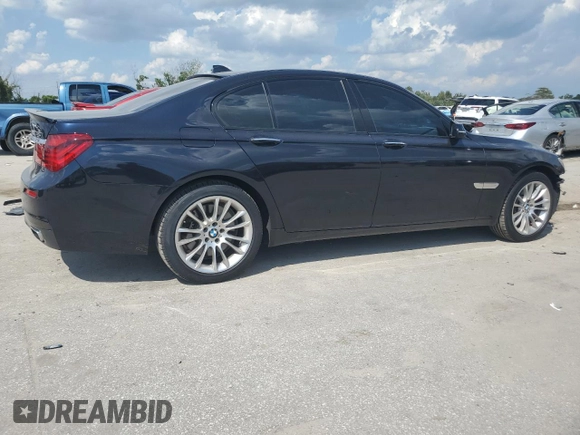 2014 BMW 7 Series 750i xDrive with VIN WBAYB6C53ED225212, listed as a Copart auction lot 71866424 with 122,567 mi miles and Salvage Title. Bid and sale history available at carsss.com. Image 3.