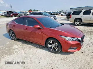 2021 Nissan Sentra SV with VIN 3N1AB8CV5MY310650, listed as a Copart auction lot 60123855 with 68,527 mi miles and Salvage title. Bid and sale history available at DreamBid. Image 4.