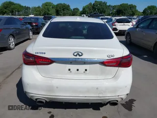 2018 Infiniti Q50 3.0t LUXE with VIN JN1EV7AP7JM353893, listed as a IAAI auction lot 41974467 with 160,214 mi miles. Bid and sale history available at carsss.com. Image 17.