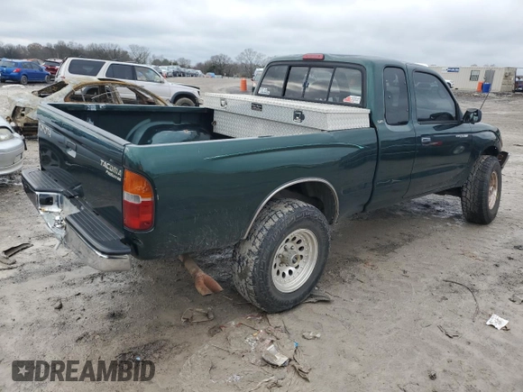 1999 Toyota Tacoma PreRunner z VIN 4TASM92N5XZ417982, wystawiony jako Copart lot #85216054 z przebiegiem 200 772 mil mil oraz Szkoda całkowita • Salvage title. Historia ofert i sprzedaży dostępna na DreamBid. Obrazek 3.