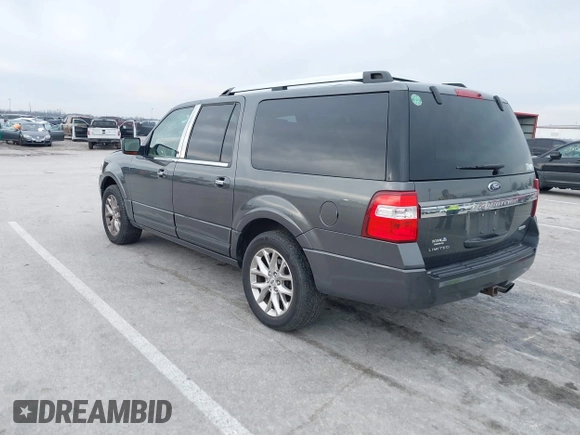 2015 Ford Expedition Max Limited with VIN 1FMJK2ATXFEF31880, listed as a IAAI auction lot 41206492 with 188,699 mi miles and . Bid and sale history available at DreamBid. Image 3.
