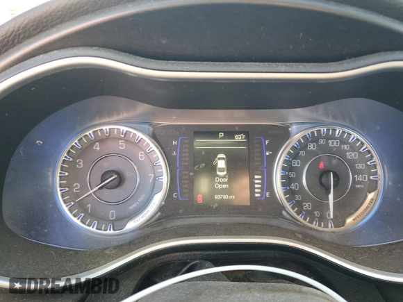 2015 Chrysler 200 Limited with VIN 1C3CCCAB9FN718846, listed as a Copart auction lot 80136324 with 93,793 mi miles and Non Repairable. Bid and sale history available at carsss.com. Image 9.