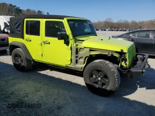2017 Jeep Wrangler Unlimited Sport with VIN 1C4BJWDG1HL535736, listed as a Copart auction lot 46257235 with 107,619 mi miles and Salvage Title. Bid and sale history available at carsss.com. Image 4.
