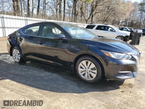 2022 Nissan Sentra S with VIN 3N1AB8BV0NY279911, listed as a Copart auction lot 48057005 with 40,880 mi miles and Salvage Title. Bid and sale history available at carsss.com. Image 4.