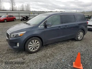 2017 Kia Sedona EX with VIN KNDMC5C11H6272334, listed as a Copart auction lot 46475915 with 205,171 mi miles and Clean Title. Bid and sale history available at carsss.com. Image 1.
