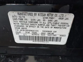 2015 Infiniti Q50 Premium with VIN JN1BV7AP6FM341373, listed as a IAAI auction lot 42216071 with Not provided miles and . Bid and sale history available at DreamBid. Image 9.