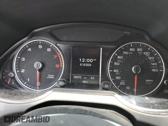 2015 Audi Q5 Premium Plus z VIN WA1DGAFP6FA011248, wystawiony jako Copart lot #59748595 z przebiegiem 190 070 mil mil oraz Czysty tytuł • Clean title. Historia ofert i sprzedaży dostępna na DreamBid. Obrazek 9.