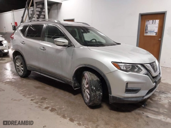 2019 Nissan Rogue SV with VIN 5N1AT2MV1KC798213, listed as a IAAI auction lot 41617636 with 60,305 mi miles. Bid and sale history available at carsss.com. Image 1.