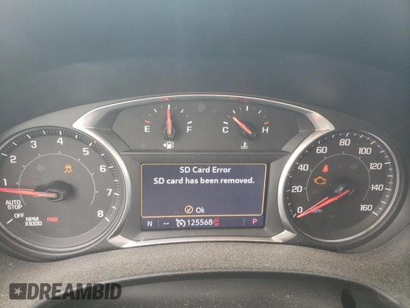 2020 GMC Terrain SLT z VIN 3GKALPEX2LL133350, wystawiony jako Copart lot #51665235 z przebiegiem 125 568 mil mil oraz Szkoda całkowita • Salvage title. Historia ofert i sprzedaży dostępna na DreamBid. Obrazek 9.