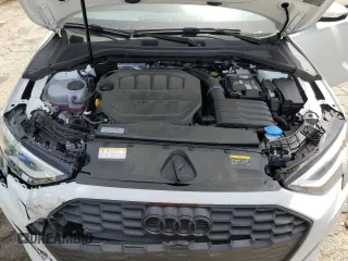 2024 Audi A3 Premium Plus with VIN WAUBUDGY8RA024308, listed as a Copart auction lot 65782184 with 7,654 mi miles and Salvage Title. Bid and sale history available at carsss.com. Image 11.