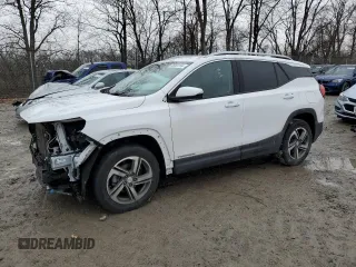 2020 GMC Terrain SLT with VIN 3GKALVEV7LL249355, listed as a Copart auction lot 85064154 with 84,369 mi miles and Salvage Title. Bid and sale history available at carsss.com. Image 1.