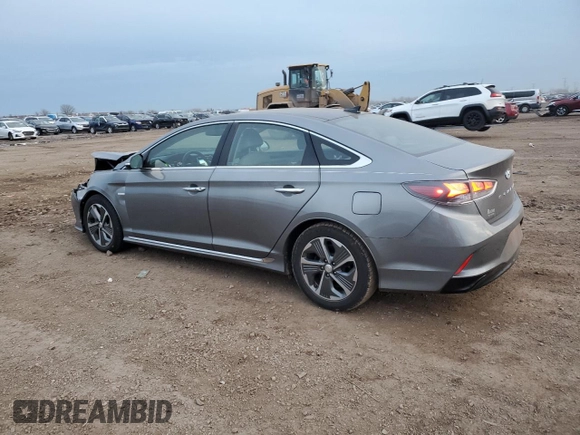 2018 Hyundai Sonata Hybrid Limited with VIN KMHE34L32JA079124, listed as a Copart auction lot 82719234 with 162,604 mi miles and Salvage Title. Bid and sale history available at carsss.com. Image 2.