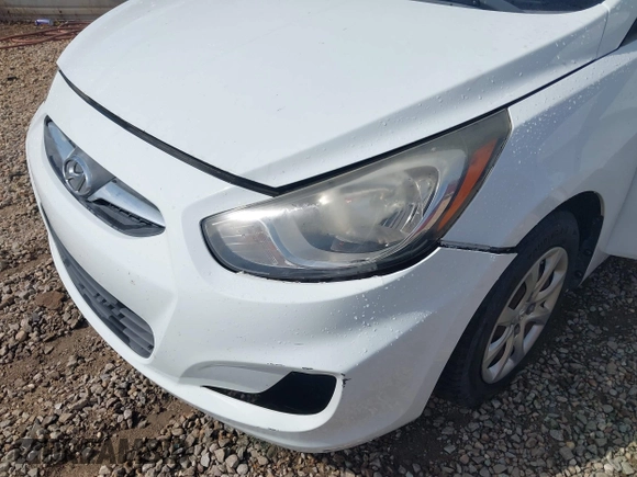 2014 Hyundai Accent GS with VIN KMHCT5AE6EU157751, listed as a IAAI auction lot 42161112 with 145,653 mi miles. Bid and sale history available at carsss.com. Image 6.