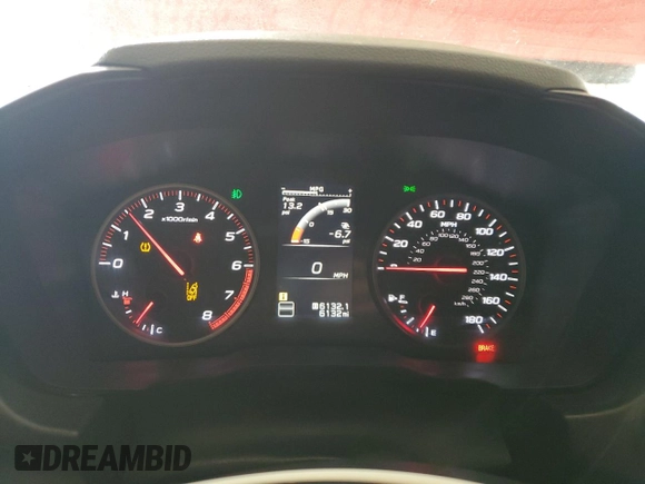 2024 Subaru WRX Premium with VIN JF1VBAH60R9803405, listed as a Copart auction lot 58207805 with 6,132 mi miles and Salvage title. Bid and sale history available at DreamBid. Image 9.