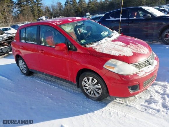 2008 Nissan Versa 1.8 S with VIN 3N1BC13E08L444820, listed as a IAAI auction lot 41458511 with 154,850 mi miles. Bid and sale history available at carsss.com. Image 1.