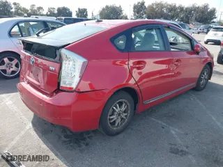 2010 Toyota Prius II with VIN JTDKN3DU7A0204126, listed as a IAAI auction lot 41593702 with 209,831 mi miles. Bid and sale history available at carsss.com. Image 4.