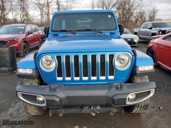 2022 Jeep Wrangler Unlimited Sahara with VIN 1C4HJXEG3NW246088, listed as a Copart auction lot 86110844 with 16,074 mi miles and Non Repairable. Bid and sale history available at carsss.com. Image 5.