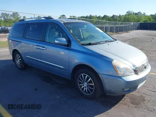 2012 Kia Sedona EX with VIN KNDMH4C71C6423844, listed as a IAAI auction lot 41967401 with 199,067 mi miles. Bid and sale history available at carsss.com. Image 1.