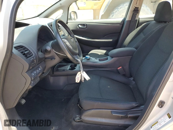 2015 Nissan LEAF SV with VIN 1N4AZ0CP1FC315812, listed as a Copart auction lot 63374323 with 64,358 mi miles. Bid and sale history available at carsss.com. Image 7.