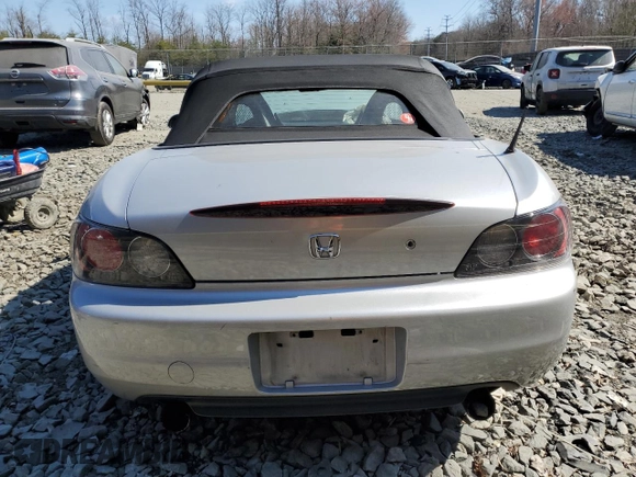 2002 Honda S2000 with VIN JHMAP11412T003822, listed as a Copart auction lot 48801985 with 122,850 mi miles and Salvage Title. Bid and sale history available at DreamBid. Image 6.