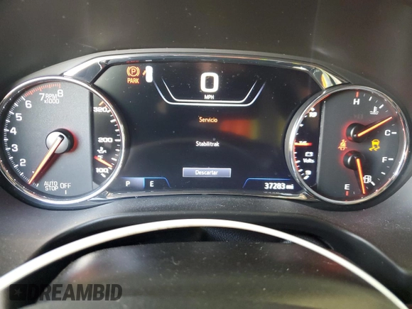 2020 GMC Acadia SLT with VIN 1GKKNML40LZ236717, listed as a Copart auction lot 82780574 with 37,283 mi miles and Salvage Title. Bid and sale history available at DreamBid. Image 9.