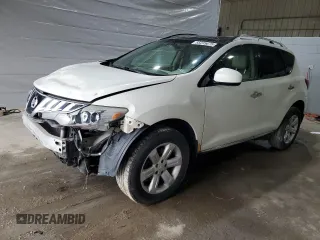 2010 Nissan Murano SL z VIN JN8AZ1MW0AW134525, wystawiony jako Copart lot #55235075 z przebiegiem 222 720 mil mil oraz Szkoda całkowita • Salvage title. Historia ofert i sprzedaży dostępna na DreamBid. Obrazek 1.
