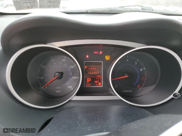 2008 Mitsubishi Outlander SE with VIN JA4LT31W98Z018586, listed as a Copart auction lot 48254525 with 152,307 mi miles and Salvage Title. Bid and sale history available at carsss.com. Image 9.