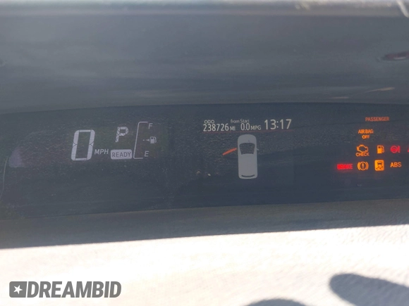 2016 Toyota Prius One with VIN JTDKDTB31G1120450, listed as a IAAI auction lot 42539480 with 238,726 mi miles and . Bid and sale history available at DreamBid. Image 7.