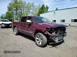 2022 Ram 1500 Limited with VIN 1C6SRFHM8NN192388, listed as a Copart auction lot 55816105 with 22,971 mi miles and Salvage title. Bid and sale history available at DreamBid. Image 14.