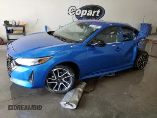 2025 Nissan Sentra SR с VIN 3N1AB8DV6SY308742, выставлен на аукционе Copart как лот 60685715 с пробегом 8 751 миль миль и Списание • Salvage title. История ставок и продаж доступна на DreamBid. Изображение 1.