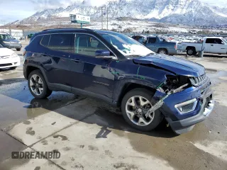 2018 Jeep Compass Limited with VIN 3C4NJDCB0JT252181, listed as a Copart auction lot 48084125 with 103,941 mi miles and Salvage Title. Bid and sale history available at carsss.com. Image 4.