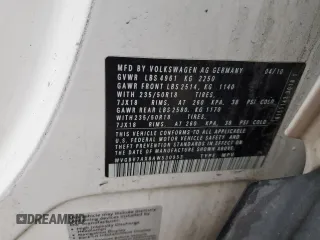 2010 Volkswagen Tiguan SEL with VIN WVGBV7AX8AW530953, listed as a Copart auction lot 81807704 with 146,558 mi miles and Salvage Title. Bid and sale history available at DreamBid. Image 15.