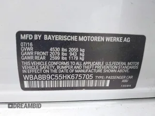 2017 BMW 3 Series 330i z VIN WBA8B9C55HK675705, wystawiony jako IAAI lot #42337191 z przebiegiem 110 054 mil mil oraz . Historia ofert i sprzedaży dostępna na DreamBid. Obrazek 9.
