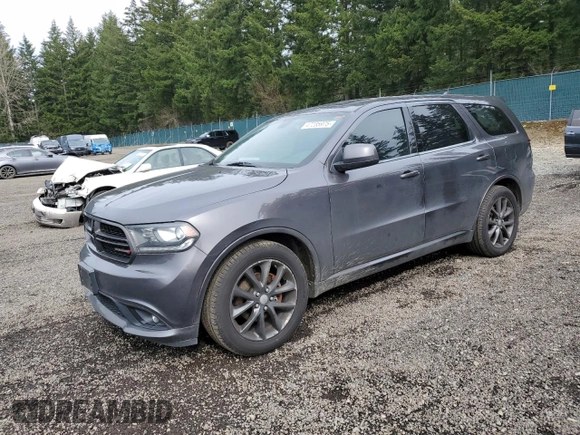 2016 Dodge Durango SXT with VIN 1C4RDHAG9GC361824, listed as a Copart auction lot 47235975 with 118,447 mi miles and Salvage Title. Bid and sale history available at DreamBid. Image 1.
