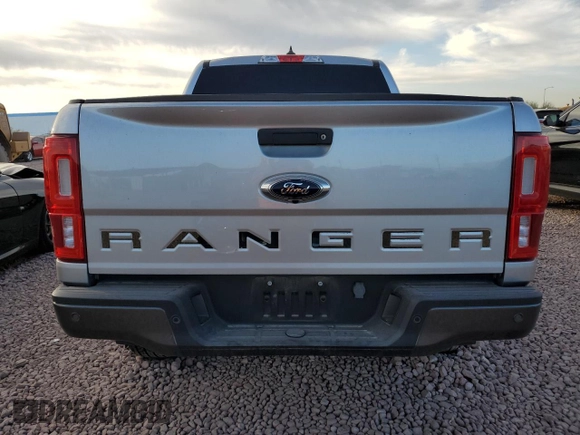 2021 Ford Ranger XL with VIN 1FTER4EHXMLD23865, listed as a Copart auction lot 43779385 with 39,744 mi miles and Salvage Title. Bid and sale history available at DreamBid. Image 6.
