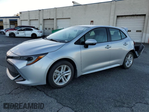 2022 Toyota Corolla Hatchback SE with VIN JTNB4MBE0N3167361, listed as a Copart auction lot 85348054 with 36,209 mi miles and Salvage Title. Bid and sale history available at carsss.com. Image 1.