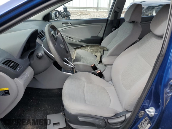 2017 Hyundai Accent SE with VIN KMHCT4AE6HU285003, listed as a Copart auction lot 47580605 with 77,168 mi miles and Salvage Title. Bid and sale history available at carsss.com. Image 7.