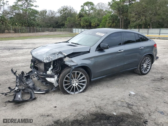 2017 Mercedes-Benz GLE with VIN 4JGED6EB4HA065636, listed as a Copart auction lot 86525604 with 75,549 mi miles and Salvage Title. Bid and sale history available at carsss.com. Image 1.