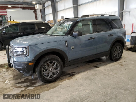 2025 Ford Bronco Sport Big Bend with VIN 3FMCR9BNXSRE15003, listed as a Copart auction lot 57883405 with 4,174 mi miles and Salvage title. Bid and sale history available at DreamBid. Image 1.