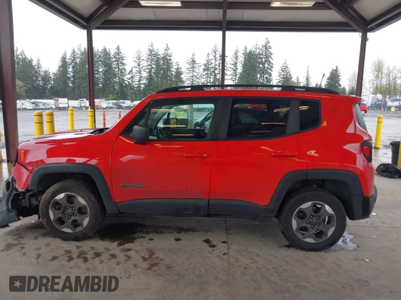 2018 Jeep Renegade Sport with VIN ZACCJBAB2JPH73148, listed as a IAAI auction lot 41991959 with 102,491 mi miles and . Bid and sale history available at DreamBid. Image 14.