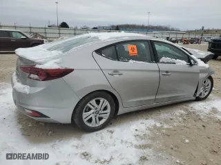 2020 Hyundai Elantra SEL with VIN 5NPD84LFXLH578227, listed as a Copart auction lot 83101744 with 0 mi miles and Non Repairable. Bid and sale history available at carsss.com. Image 3.