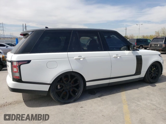 2016 Land Rover Range Rover Supercharged z VIN SALGS2EF2GA247809, wystawiony jako Copart lot #53366055 z przebiegiem 111 287 mil mil oraz Czysty tytuł • Clean title. Historia ofert i sprzedaży dostępna na DreamBid. Obrazek 3.