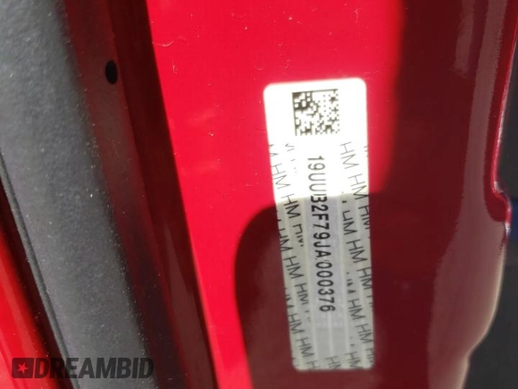 2018 Acura TLX Advance with VIN 19UUB2F79JA000376, listed as a Copart auction lot 43518515 with 30,926 mi miles and Salvage Title. Bid and sale history available at DreamBid. Image 12.