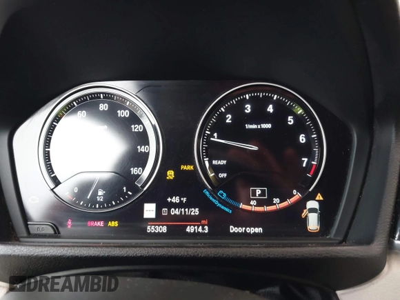 2019 BMW X1 sDrive28i z VIN WBXHU7C5XK5L10933, wystawiony jako IAAI lot #41931162 z przebiegiem 55 308 mil mil oraz . Historia ofert i sprzedaży dostępna na DreamBid. Obrazek 7.