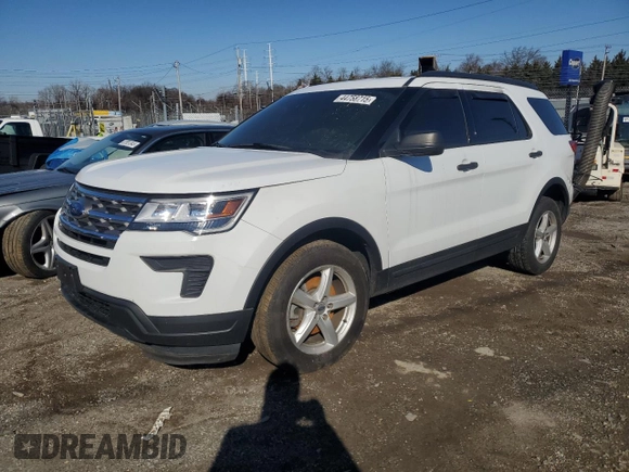 2018 Ford Explorer with VIN 1FM5K8B80JGC01967, listed as a Copart auction lot 44758715 with Not provided miles and Salvage title. Bid and sale history available at DreamBid. Image 1.