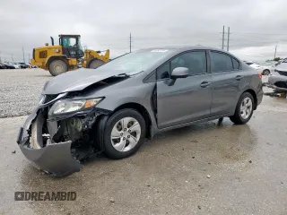 2013 Honda Civic LX z VIN 2HGFB2F51DH520102, wystawiony jako Copart lot #55395155 z przebiegiem 44 164 mil mil oraz Szkoda całkowita • Salvage title. Historia ofert i sprzedaży dostępna na DreamBid. Obrazek 1.