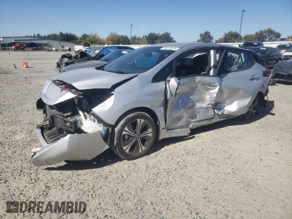 2022 Nissan LEAF SV Plus with VIN 1N4BZ1CV3NC561350, listed as a Copart auction lot 76419374 with 42,215 mi miles and Salvage Title. Bid and sale history available at DreamBid. Image 1.