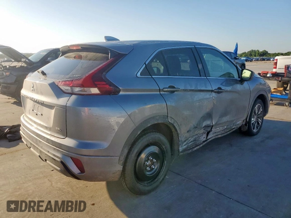 2024 Mitsubishi Eclipse Cross SE with VIN JA4ATWAAXRZ000676, listed as a Copart auction lot 61229375 with 25,875 mi miles and Salvage title. Bid and sale history available at DreamBid. Image 3.