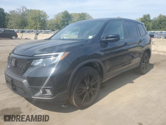 2021 Honda Passport Sport with VIN 5FNYF8H29MB004870, listed as a Copart auction lot 72014424 with 55,920 mi miles and Salvage Title. Bid and sale history available at carsss.com. Image 1.